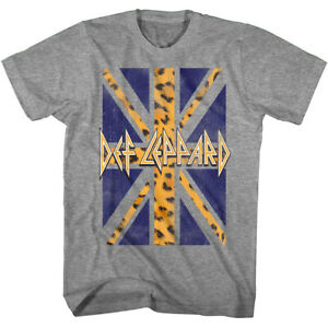Def Leppard Leopard Union Jack Men's T Shirt