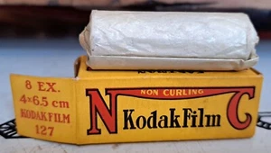 Película vintage 1940 Kodak sin rizado, 8 ex. 1 3/4 x 2 1/2", 127, ¡sin usar y en caja! - Imagen 1 de 8