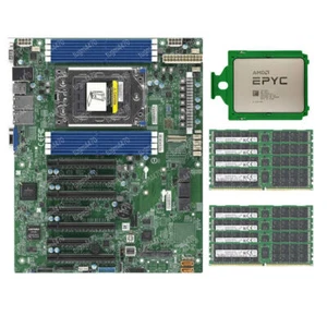 Processeur AMD EPYC 7282 16C 2,8GHz + Supermicro H12SSL-i + RAM 2133P plusieurs choix - Photo 1/16