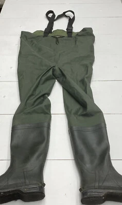 FT Brand GREEN WADERS With Boots Mens Shoe Size 13 - Image 1 of 4