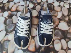 Maison Margiela Womens' Canvas Tabi Sneakers EU Size 37 US Size 6.5 - Picture 1 of 8