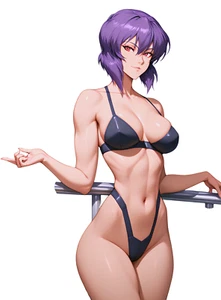 Motoko Kusanagi Ghost in the Shell Weatherproof Anime Sticker 6" Car Decal S34 - Picture 1 of 1