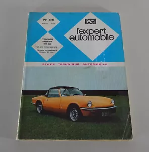 Manuel de réparation l'expert automóvil Triumph Spitfire MK IV edición 03/1973 - Imagen 1 de 4