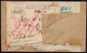 Great Britain OHMS Army Signals Cover w/ARMY SIGNALS JOJC Marking & 1st USE RARE - Picture 1 of 2