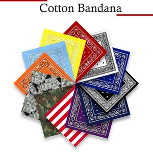 Juego de 12 bufandas con estampado de bufanda 100 % algodón con envoltura para la cabeza y el cuello - Imagen 1 de 24