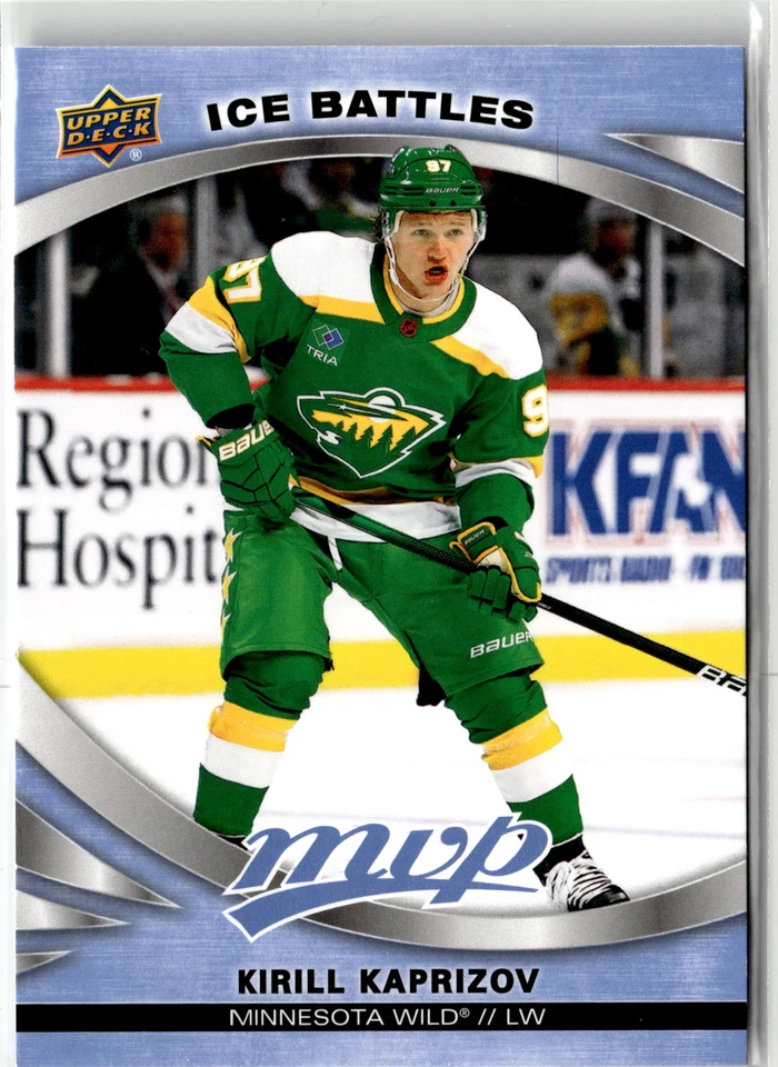 2023-24 Upper Deck MVP #23 Kirill Kaprizov Ice Battles - Image 1 of 2