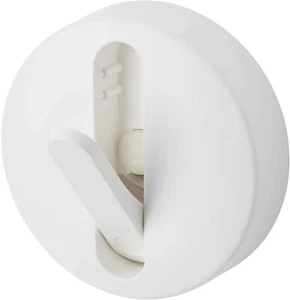 2 X Ikea SAGANASSJON Hook with Strong Suction Cup White, Holder - Picture 1 of 3