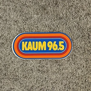 KAUM 96,5 Houston Regenbogen Autoaufkleber - Bild 1 von 1