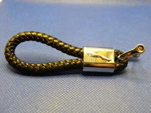 Jaguar Key ring - Leather - Metal Alloy - NEW - Picture 1 of 3