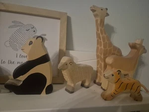 Holztiger Holzfiguren Set - Rarität - Bild 1 von 1