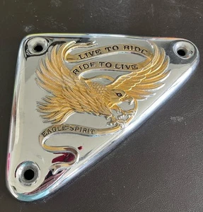Harley Davidson ‘Live To Ride Eagle Spirit‘ Electrical Bracket Side Cover - Picture 1 of 3