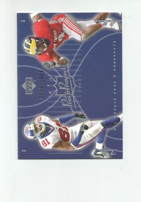 2003 UPPER DECK PROS AND PROSPECTS #129 RONALD BELLAMY RC/AMANI TOOMER 0080/1800 - Image 1 of 2