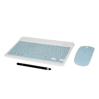 Kabellose Bluetooth Tastatur Mit Maus QWERTZ Tastatur für Tablet PC iPad tab - Bild 1 von 4