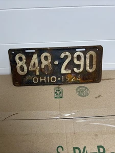 1924 - MATRÍCULA OHIO - 848 290 - Imagen 1 de 3