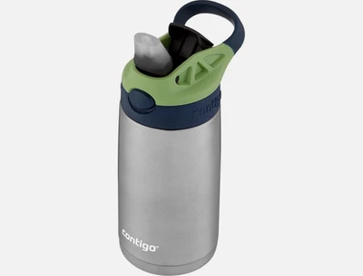 CONTIGO SPILL& LEAK-PROOF Stainless Steel Water Bottle Easy Clean FOR KIDS +3 - Image 1 of 4
