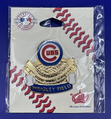 Aminco Brand Chicago Cubs Wrigley Field Collector Lapel Pin - NIP, Never Used - Image 1 of 2