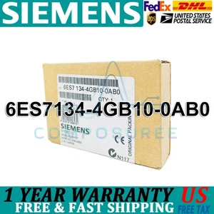 New Siemens 6ES7134-4GB10-0AB0 ELECTRONIC MODULE FOR ET 200S 6ES7 134-4GB10-0AB0 - Picture 1 of 13