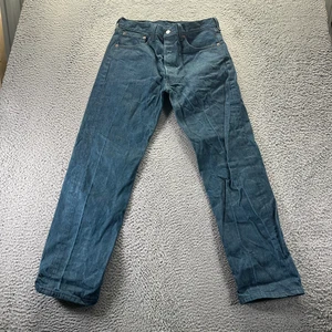 Vintage Levi's 501 Jeans Mens 34x32 Blue Denim Straight Button-Fly Workwear - Picture 1 of 9
