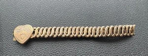 Vintage GF Floral graviert Herz Erweiterung Armband Carmen DFB Co. REPARATUR - Bild 1 von 9