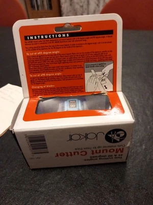 Jakar Mount Cutter Cuts 45 & 90 Degree With Spares Bi-Directional Photo Pictures - Image 1 of 3