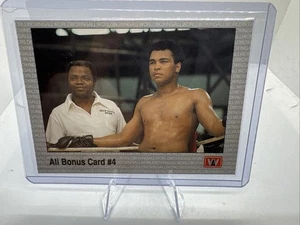 Carta bonus Muhammad Ali 1991 AW Sports #44 5531 Ali #4  - Foto 1 di 2