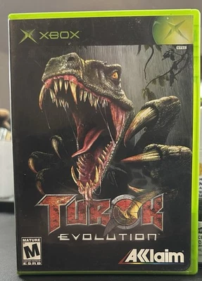 Turok: Evolution Microsoft Xbox, 2002 CIB Complete w. Manual - Tested - Image 1 of 2
