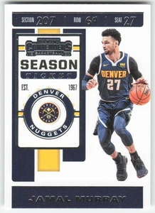 2019-20 Panini Contenders #39 Jamal Murray Denver Nuggets - Picture 1 of 2