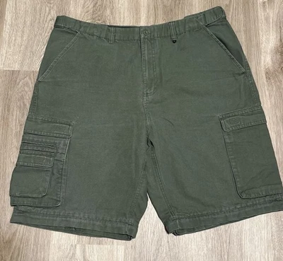 Boy Scouts of America Shorts Mens 40 Uniform Canvas Cargo Green Cotton Utility - Image 1 of 3