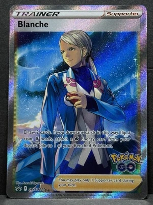 Pokémon Go TCG Blanche SWSH227 Sword & Shield Promo Trainer Card Holo NM - Image 1 of 2