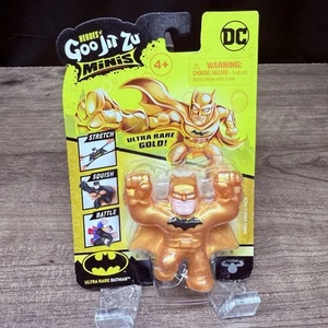 Heroes of Goo Jit Zu Minis DC Ultra Rare Gold Batman NEW - Picture 1 of 3