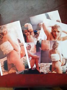 Portfolio of Katy Manning (Jo Grant)  photographs - 7  prints -  VWRY SCARCE SET