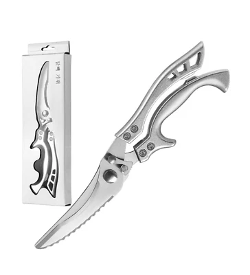 Poultry Shears Heavy Duty Multipurpose Kitchen Shears Cut Bone Chicken Fish Meat - Image 1 of 4