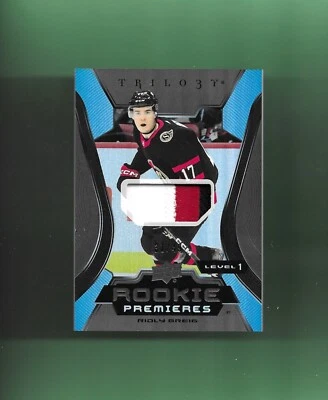3 CLR ROOKIE RC PATCH /49! 2023-24 UD Trilogy # 139 RIDLY GREIG OTTAWA SHARP! - Image 1 of 2