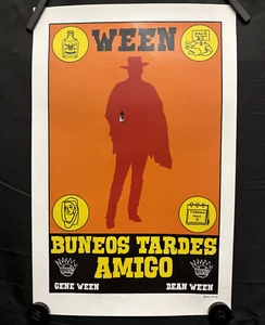 Ween- Buneos Tardes Amigo - 30th Anniversary Promo Poster 2024 RARE MISPRINT - Picture 1 of 1