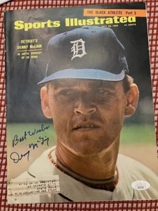 Denny McLain Signed Sports Illustrated cover 7/29/68 Tigers MVP/ CY- JSA - Picture 1 of 3