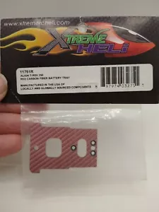 Xtreme Heli Align T-Rex 250 rot Kohlefaser Batteriefach 11751R - Bild 1 von 3