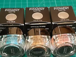 3 x new Younique turquise, pink & gold Minerals Pigment Powders matte eyeshadow - Picture 1 of 6