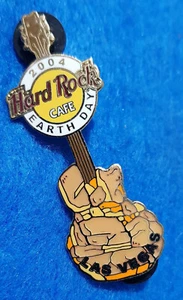 LAS VEGAS EARTH DAY 2004 RED RUBBLE ROCKS CANYON GUITAR Hard Rock Cafe PIN LE - Picture 1 of 1