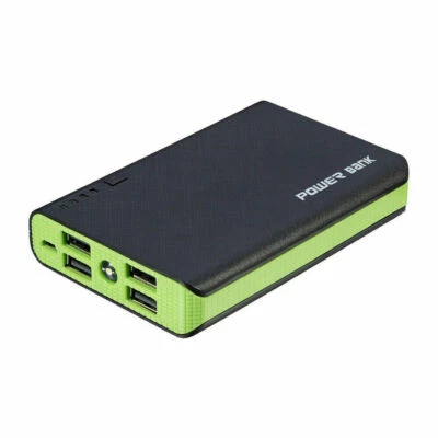 Banco de alimentación 4USB 10000 mAh cargador de batería externo portátil carga rápida Foto 1 de 4