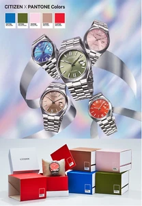 Citizen Ø40mm Citizen x Pantone Collection Limited 1999 Pcs NJ0158 w/box - Picture 1 of 23