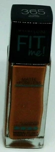 1 Maybelline FIT ME Matte + Poreless Liquid Foundation NUTMEG #365 1 fl oz - Picture 1 of 2