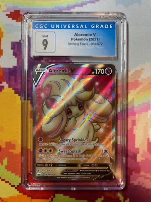 2021 Pokémon Shining Fates Alcremie V 064/072 CGC 9 Mint - Image 1 of 2