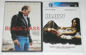 Crime Drama DVD Lot - Black Mass (New) Blow (New) Johnny Depp - Picture 1 of 1