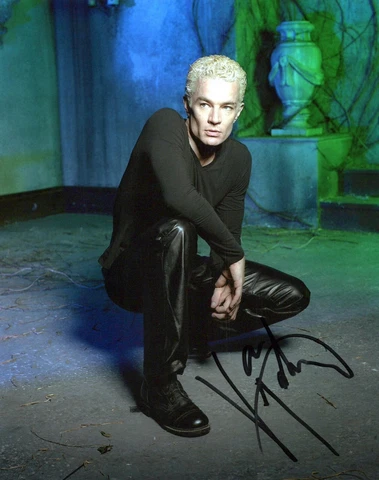 JAMES MARSTERS signed Autograph 20x25cm Photo "Buffy" Cover