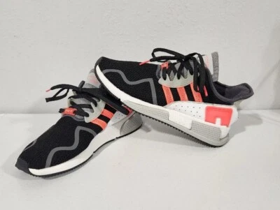  Adidas Para Hombre Originales EQT Cojín ADV Zapatos (AH2231) Negro/Rosa Turbo 8.5 Foto 1 de 4
