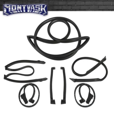 Fit For 1984-1989 Chevrolet Corvette C4 Full Weatherstrip Kit Weather Strip Seal - Image 1 of 4