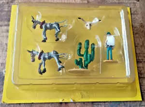 Lucky Luke & Plastoy - Figurines de collection - Ensemble journaliste, chevaux.. - Imagen 1 de 4