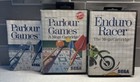 Enduro Racer (Sega Master System, 1987) & Parlour Games w/ Manual & Hangtags