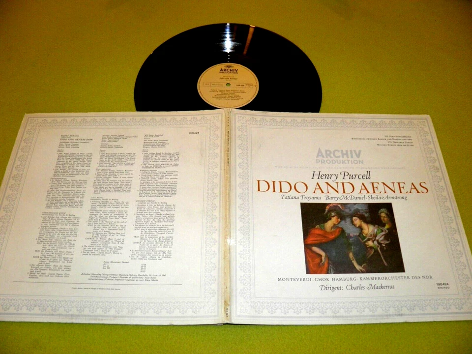 Henry Purcell - Dido And Aeneas / Troyanos / Mackerras - 1968 STEREO Archiv EX - Image 1 of 2