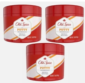 3 Pack Old Spice Putty High Hold Matte Finish Hair Product High Endurance 1.7 Oz - Picture 1 of 3